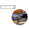 Infratech Flush Mount Frame Kit - complimentary - stainless steel