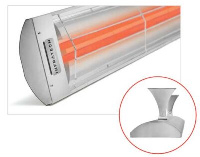 Infratech CD series outdoor heaters with mount