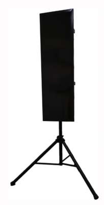 home yoga heater on a stand