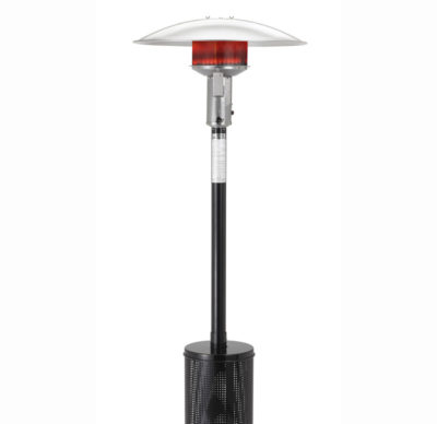 sunglo black portable patio heater