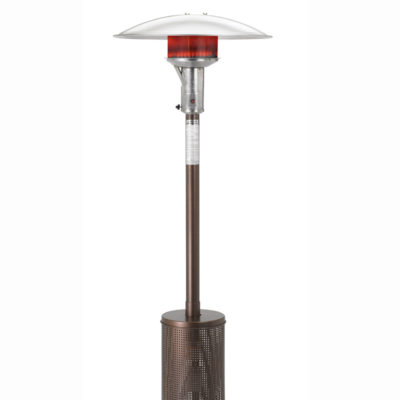 sunglo bronze portable patio heater