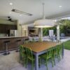 W Series Infratech in an outdoor kitchen space