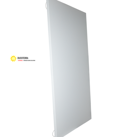 Side profile of the Ducoterra SolaRay-D Infrared heating panel