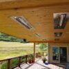 W Series Infratech heaters installed over deck