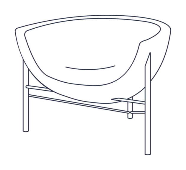 kosmos-chair-dimensions-1 Kosmos chair illustration
