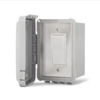 Infratech Simple On/Off Switch - surface mount with a protective cover