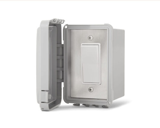Infratech Simple On/Off Switch - surface mount with a protective cover