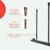 Infratech Heater Drop Pole - comfort from every angle - use with C and CD Series heaters - Image 3