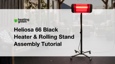 Heliosa 66 Black Heater & Rolling Stand Assembly Tutorial