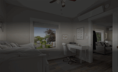 Infrared heating in an upscale home