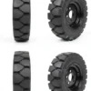 StepRanger_Solid_Rubber_Tires StepRanger No-Flat Solid Rubber Wheel and Tire Set of 4 (4.00-8)
